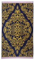 KAAT Amsterdam Samt Spannbettlaken Baumwoll-Frottee Mahana Multi 1 Strandlaken Multi 100x180, 100 x 180 cm bunt