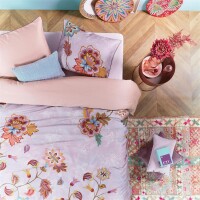 Oilily Mako-Satin Bettwäsche Daintry Flower Multi 155X220 155 x 220 cm + 1x 80 x 80 cm 1 Bettbezug, 1 Kissenbezug Multi