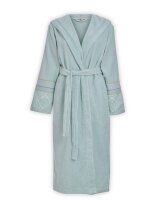 PiP Studio Heimtextilie 100% Cotton, terry, 450 GSM Ba mantel Soft Zellige Bathrobe Blue Xxl XXL 1 Ba mantel blau