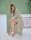 PiP Studio Heimtextilie 100% Cotton, terry, 450 GSM Ba mantel Soft Zellige Bathrobe Khaki Xs XS 1 Ba mantel Khaki natur