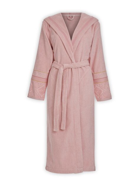 PiP Studio Heimtextilie 100% Cotton, terry, 450 GSM Ba mantel Soft Zellige Bathrobe Pink Xl XL 1 Ba mantel rosa