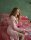 PiP Studio Heimtextilie 100% Cotton, terry, 450 GSM Ba mantel Soft Zellige Bathrobe Pink Xl XL 1 Ba mantel rosa
