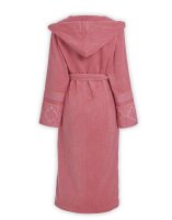 PiP Studio Heimtextilie 100% Cotton, terry, 450 GSM Ba mantel Soft Zellige Bathrobe Coral L L 1 Ba mantel Korallenrot