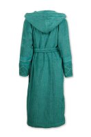 PiP Studio Heimtextilie 100% Cotton, terry, 450 GSM Ba mantel Soft Zellige Bathrobe Green M M 1 Ba mantel grün