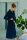 PiP Studio Heimtextilie 100% Cotton, terry, 450 GSM Ba mantel Soft Zellige Bathrobe Dark Blue M M 1 Ba mantel Dunkel