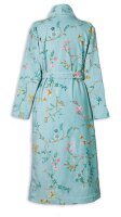 PiP Studio Heimtextilie 100% Cotton, terry velour, 380 GSM Ba mantel Les Fleurs Bathrobe Blue M M 1 Ba mantel blau