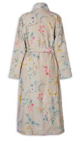 PiP Studio Heimtextilie 100% Cotton, terry velour, 380 GSM Ba mantel Les Fleurs Bathrobe Khaki Xs XS 1 Ba mantel Khaki