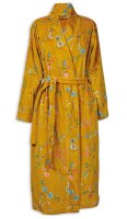 PiP Studio Heimtextilie 100% Cotton, terry velour, 380 GSM Ba mantel Les Fleurs Bathrobe Yellow L L 1 Ba mantel gelb