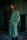 PiP Studio Heimtextilie 100% Cotton, terry velour, 380 GSM Ba mantel Les Fleurs Bathrobe Green Xs XS 1 Ba mantel grün