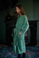 PiP Studio Heimtextilie 100% Cotton, terry velour, 380 GSM Ba mantel Les Fleurs Bathrobe Green L L 1 Ba mantel grün