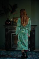 PiP Studio Heimtextilie 100% Cotton, terry velour, 380 GSM Ba mantel Les Fleurs Bathrobe Green L L 1 Ba mantel grün