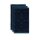 PiP Studio Heimtextilie 100% Cotton, terry, 500 GSM Frotteeware Tile Pip Dark Blue Set A 3 set van 3 Gästetuch Dunkel