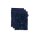 PiP Studio Heimtextilie 100% Cotton, terry, 500 GSM Frotteware Tile Pip Dark Blue Set A 3 set van 3 x Waschlappen Dunkel