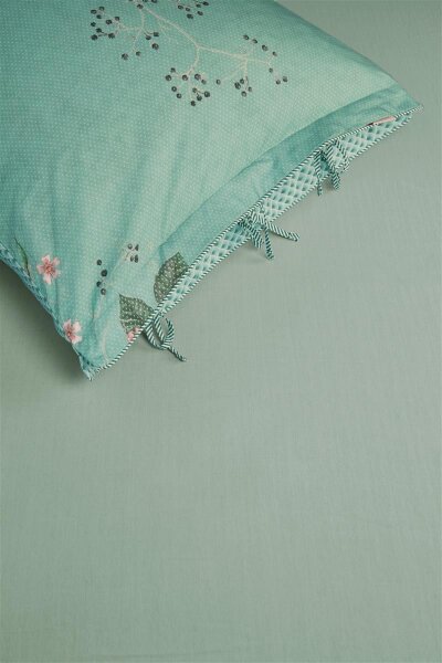 PiP Studio Jersey Spannbettlaken -Elasthan Goodnight By Pip Grey Green /220 /210/220 cm Pocket pth: 30 cm 1 Grau Grün