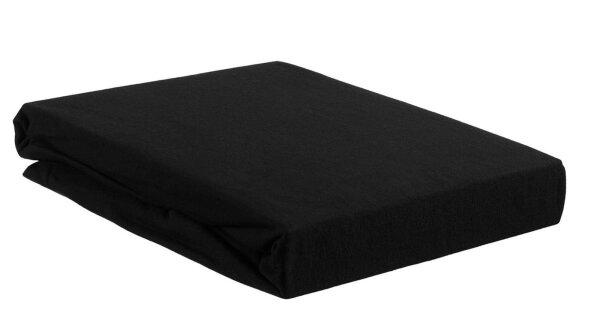 Rivièra Maison Jersey Spannbettlaken -Elasthan Riviera Lycra Td Black 80/ /220 Cm Hh: 10 Cm 80/ /220 cm Steghöhe: 10 cm
