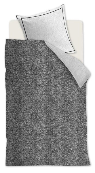 Rivièra Maison Kissenbezug Renforcé Coco Anthracite 1 Anthrazit 80x80, 80 x 80 cm grau