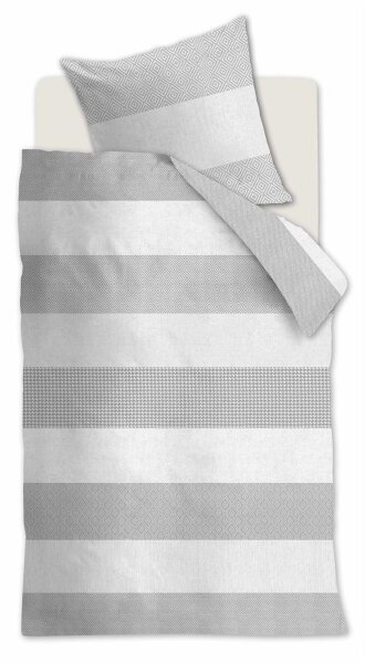 Rivièra Maison Kissenbezug Renforcé Copenhagen Grey 1 80x80, 80 x 80 cm Grau
