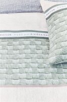 Rivièra Maison Kissenbezug Renforcé Pure Resort Green 1 80x80, 80 x 80 cm grün