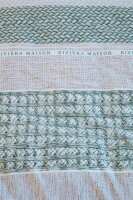 Rivièra Maison Kissenbezug Renforcé Woven Nature Green 1 80x80, 80 x 80 cm grün