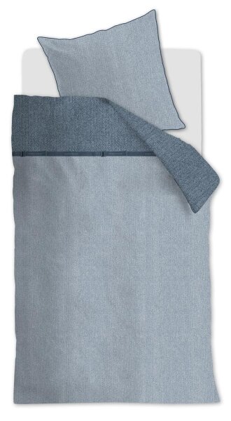Rivièra Maison Kissenbezug Renforcé Walton Blue 1 80x80, 80 x 80 cm blau