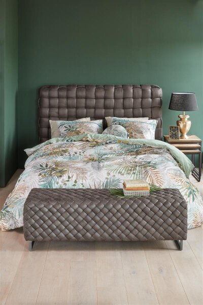 Rivièra Maison Bettwäsche Renforcé Enchanting Green + 1x 1 , 1 Grün 155x220, 155 x 220 cm