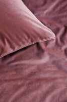 Rivièra Maison Samt Bettwäsche Polyester , Renforce Rückseite Estate Pink + 1x 1 , 1 155x220, 155 x 220 cm rosa