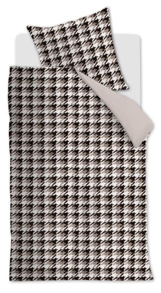 Rivièra Maison Biber Kissenbezug Pied Poule Sand 1 Sand 80x80, 80 x 80 cm natur