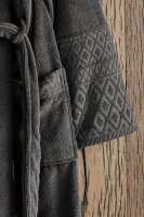 Rivièra Maison Heimtextilie 100% Cotton, terry, 450 GSM Ba mantel Beyond Grey S S 1 Ba mantel Grau