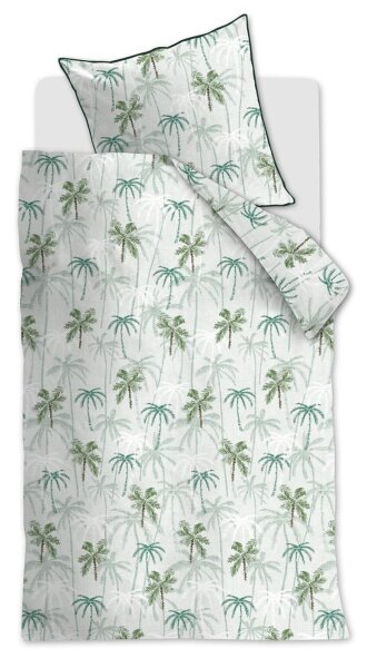 Rivièra Maison Bettwäsche Renforcé Palm Para Green + 1x 1 , 1 155x220, 155 x 220 cm grün