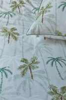 Rivièra Maison Bettwäsche Renforcé Palm Para Green + 1x 1 , 1 155x220, 155 x 220 cm grün
