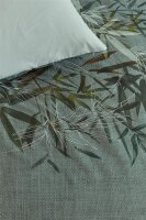 Rivièra Maison Bettwäsche Renforcé Fargesia Green + 1x 1 , 1 Grün 155x220, 155 x 220 cm