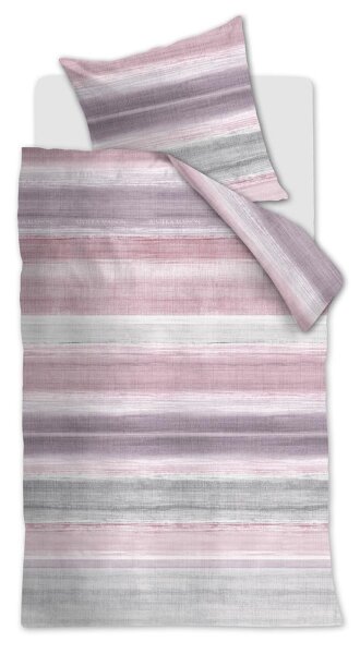 Rivièra Maison Bettwäsche Renforcé Crayons Ma E + 1x 1 , 1 Hellviolett 135x200, 135 x 200 cm rosa
