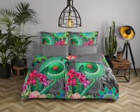 HIP Mako Satin Bettwäsche 155 X 220 cm + 1 x 80 X 80...