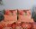 HIP Mako Satin Bettwäsche 155 X 220 cm + 1 x 80 X 80 cm Anakin orange