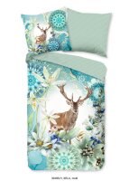 HIP Mako Satin Bettwäsche 155 X 220 cm + 1 x 80 X 80...