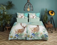HIP Mako Satin Bettwäsche 155 X 220 cm + 1 x 80 X 80...
