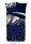 Pure Microfaser Bettwäsche 2 teilig Bettbezug 135 x 200 cm Kissenbezug 80 x 80 cm Sofia Blue