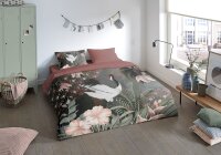 Pure Microfaser Bettwäsche 2 teilig Bettbezug 135 x 200 cm Kissenbezug 80 x 80 cm Anna Multi