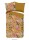 ZouZou Mako Satin Bettwäsche 2 teilig Bettbezug 155 x 220 cm Kissenbezug 80 x 80 cm Mimi Ochre