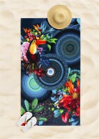 HIP Baumwoll Mikrofaser Strandtuch Liegetuch 100 X 180 cm...