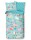 Soma Renforcé Pastell Bettwäsche-Set 2 teilig Bettbezug 2tlg 135x200cm 80x80 Waldtier Alpaka Einhorn Faultier Stern Blau