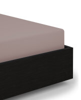 Heckett and Lane Mako Satin Elementi Spannbetttuch 90x200+40 cm, Canyon Rose Uni Canyon-Rose 1 Spannbetttuch
