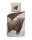 Heckett and Lane Mako Satin 1 x Bettwäsche 155 x 220 cm + 1 x Kissenbezug 80 x 80 cm Curtis Taupe Grey