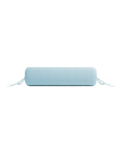 Zo!Home  Lino Nackenrollenbezug 25x90 Topaz Blue Uni Topaz-Blue