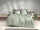 Zo!Home Mako Satin Satinado Bettwäsche 135 Foam Green Uni Foam-Green 1 Bettbezug 135x200cm + 1 Kissenbezug 80x80cm
