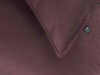 Zo!Home Mako Satin Satinado Bettwäsche 155 Mauve Lilac Uni Mauve-Lilac 1 Bettbezug 155x220cm + 1 Kissenbezug 80x80cm