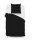 Zo!Home Mako Satin Satinado Bettwäsche 135 Night Black Uni Night-Black 1 Bettbezug 135x200cm + 1 Kissenbezug 80x80cm