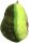Soma Plüsch-Kissen Avocado XXL 30 cm Sofa-Rückenkissen Rund Lebensmittel Spielzeug Kuschel-Tier Plüsch-Tier Toy Früchte grün+GRATIS Schlüsselanhänger