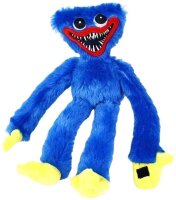 Huggy Wuggy Poppy Playtime Huggy Wuggy Kuscheltiere Blau Plüsch New Horror Game Hagiwagi Plüschpuppe für Kinder (40 cm blau)