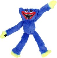 Huggy Wuggy Poppy Playtime Huggy Wuggy Kuscheltiere Blau Plüsch New Horror Game Hagiwagi Plüschpuppe für Kinder (40 cm blau)